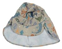 Béžová UV kšiltovka s mořskými živočichy George