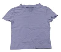 Lila crop tričko 