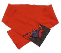Červená pletená šála se Spidermanem George