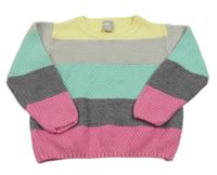 Barvený pruhovaný svetr Pep&Co