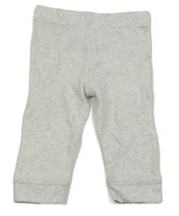 Šedé melírované lehké tepláky 