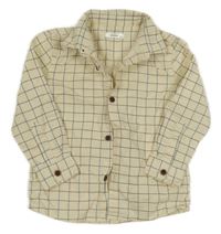 Smetanová kostkovaná košile Reserved