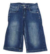 Tmavomodré riflové kraťasy Esprit