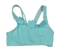 Světlemodrá plavková lambáda s květinami Cherokee