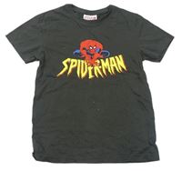 Tmavošedé tričko se Spidermanem zn. Primark