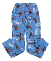 Modré pyžamové tepláky se Spidermany H&M