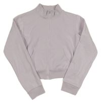 Lila propínací crop mikina Zeeman 