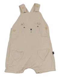 Světlerůžové laclové teplákové kraťasy s čumákem George