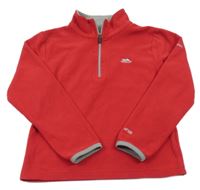 Červená fleecová funkční mikina Trespass