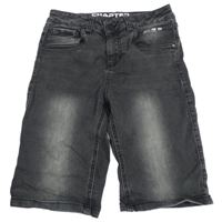 Šedé teplákové riflové kraťasy Chapter young