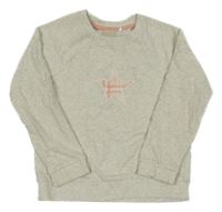 Světlešedá mikina s hvězdou John Lewis