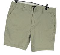 Pánské béžové plátěné chino kraťasy River Island vel. 34