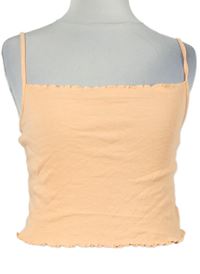 Dámský oranžový crop top H&M