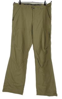 Pánské béžové šusťákové outdoorové kalhoty Icepeak