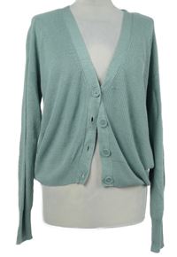 Dámský světlemodrý crop propínací svetr Vero Moda 