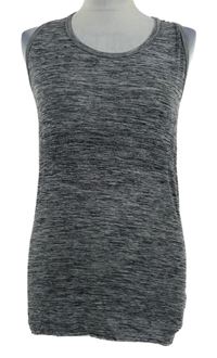 Dámský šedý melírovaný sportovní top F&F