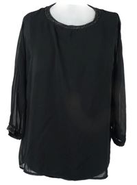 Dámská černá šifonová halenka Sa.hara 