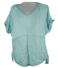 Dámská světlemodrá lněná halenka Miss Sugar 