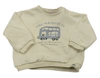 Smetanová mikina s autobusem F&F