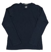 Tmavomodré triko H&M