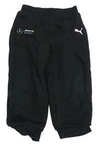 Černé 7/8 tepláky s logem Puma