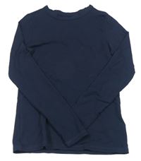 Tmavomodré triko H&M