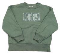 Khaki mikina s číslem Matalan