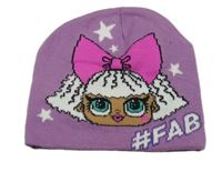 Fialová čepice s LOL Surprise 