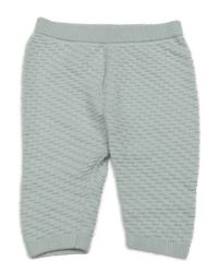 Modré pletené tepláky Tu