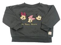 Tmavošedá mikina s Minnie Disney