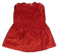 Červené sametové šaty Mayoral