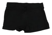 Černé bavlněné kraťasy H&M