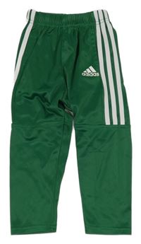 Zelené sportovní kalhoty s logem Adidas