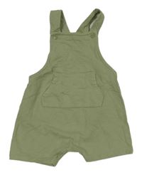 Khaki teplákové laclové kraťasy H&M