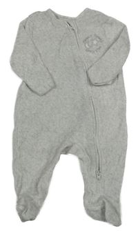 Šedý sametový overal s hvězdami Primark