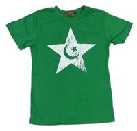 Zelené tričko s hvězdičkou 
