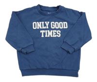 Tmavomodrá mikina s nápisem zn. F&F