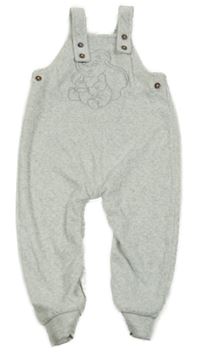 Šedé sametové laclové tepláky s Dumbem Disney