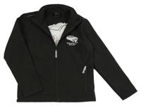 Černá softshellová bunda s autem Global