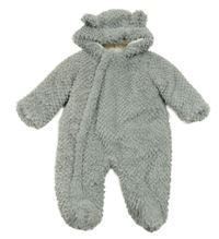 Šedá kožešinová zateplená kombinéza s kapucí V by Very