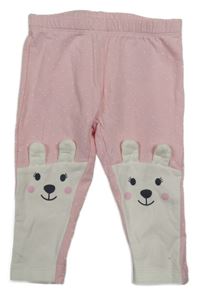 Světlerůžové tepláky s medvídky Dopodopo