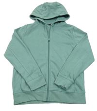 Mátová propínací mikina s kapucí Next 