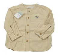 Nové - Béžová košile s dinosaurem Primark