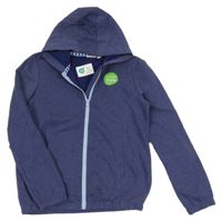 Nové - Tmavomodrá propínací mikina s kapucí Kids