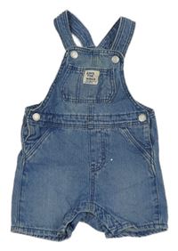 Světlemodré riflové laclové kraťasy H&M