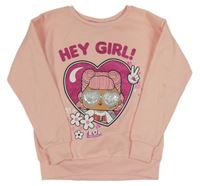 Světlerůžová mikina s L.O.L. SURPRISE! s flitry PRIMARK