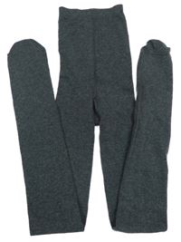 Tmavošedé melírované punčocháče PRIMARK