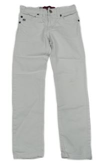 Bílé slim fitr rifle BLUE REBEL