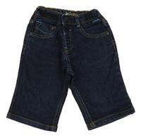 Tmavomodré teplákové riflové kraťasy TED BAKER