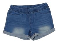 Modré teplákové riflové kraťasy Y.F.K.